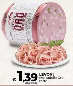 Coop Levoni Mortadella Oro l'etto offerta