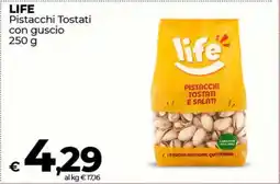 Coop LIFE Pistacchi Tostati con guscio offerta
