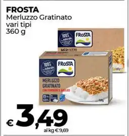 Coop FROSTA Merluzzo Gratinato offerta