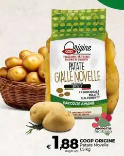 Coop COOP ORIGINE Patate Novelle offerta