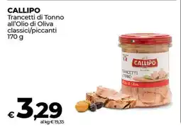 Coop CALLIPO Trancetti di Tonno offerta