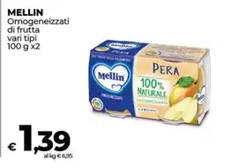 Coop Mellin Omogeneizzati di frutta vari tipi offerta