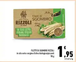 Conad Filetti di Sgombro Rizzoli offerta