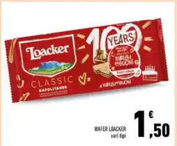 Conad Wafer Loacker offerta
