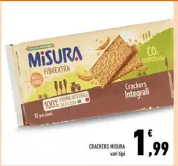 Conad CRACKERS MISURA offerta