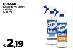 Coop QUASAR Detergenti Spray offerta