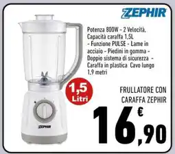 Conad Superstore FRULLATORE CON CARAFFA ZEPHIR offerta