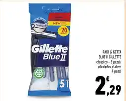 Conad RADI & GETTA BLUE II GILLETTE offerta