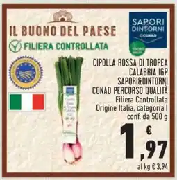 Conad Cipolla Rossa di Tropea Calabria IGP offerta