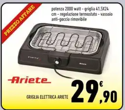 Conad Superstore GRIGLIA ELETTRICA ARIETE offerta
