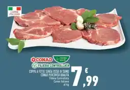 Conad COPPA A FETTE SENZA OSSO DI SUINO CONAD PERCORSO QUALITÀ offerta