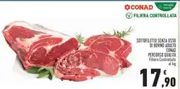 Conad SOTTOFILETTO SENZA OSSO DI BOVINO ADULTO CONAD offerta
