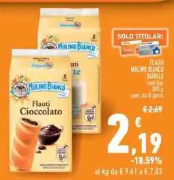 Conad Flauti Mulino Bianco Barilla offerta
