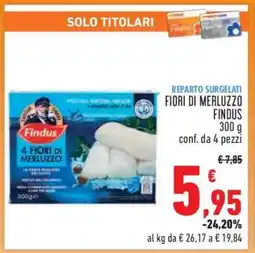 Conad FIORI DI MERLUZZO FINDUS offerta