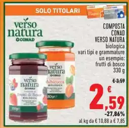Conad Composta Conad Verso Natura biologica offerta