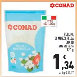 Conad PERLINE DI MOZZARELLA CONAD offerta