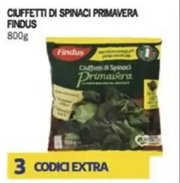 Iper Tosano Ciuffetti di spinaci primavera FINDUS offerta