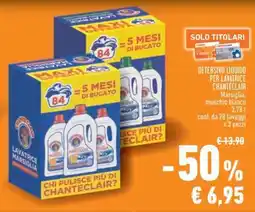 Conad DETERSIVO LIQUIDO PER LAVATRICE CHANTECLAIR offerta