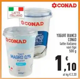 Conad YOGURT BIANCO CONAD offerta
