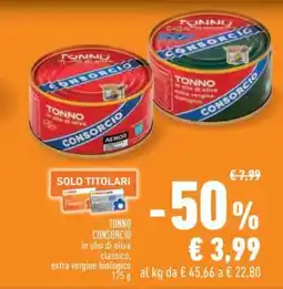 Conad TONNO CONSORCIO offerta
