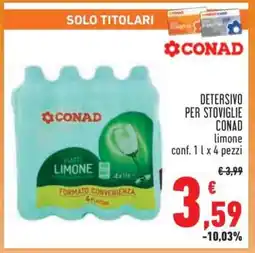 Conad Detersivo per stoviglie Conad Limone offerta