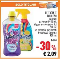Conad DETERGENTE FABULOSO offerta