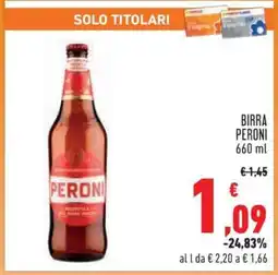 Conad Birra Peroni offerta