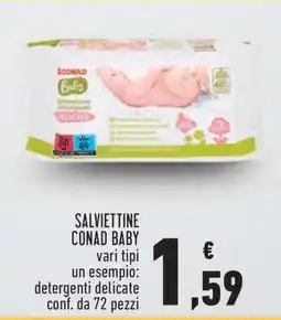 Conad SALVIETTINE CONAD BABY offerta