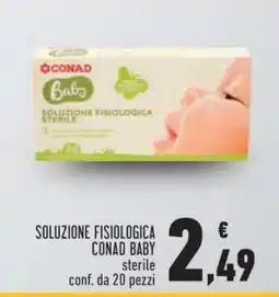 Conad SOLUZIONE FISIOLOGICA CONAD BABY offerta