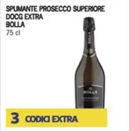 Iper Tosano Spumante prosecco superiore docg extra BOLLA offerta