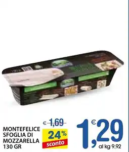 Qui Discount Montefelice sfoglia di mozzarella offerta