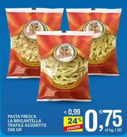 Qui Discount Pasta fresca la brigantella trafile assortite offerta