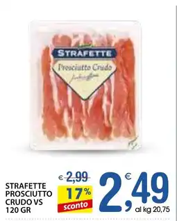 Strafette prosciutto crudo vs