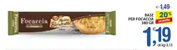 Qui Discount Base per focaccia offerta
