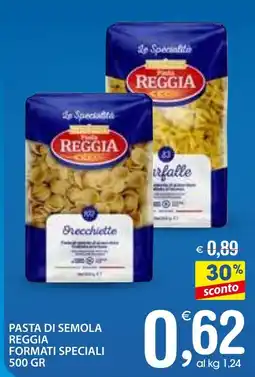Qui Discount Pasta di semola reggia formati speciali offerta
