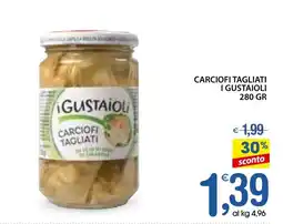 Qui Discount Carciofi tagliati I GUSTAIOLI offerta