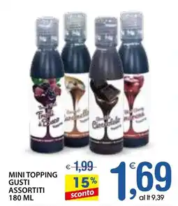Qui Discount Mini topping gusti assortiti offerta