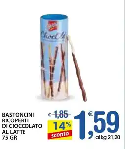 Qui Discount Bastoncini ricoperti di cioccolato al latte offerta
