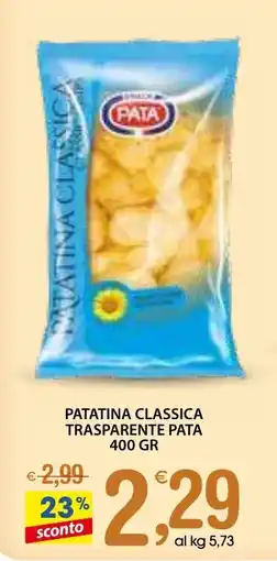 Qui Discount Patatina classica trasparente pata offerta