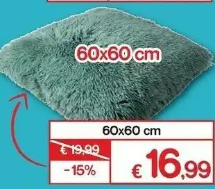 Satur Cuscini glam 60x60 cm offerta