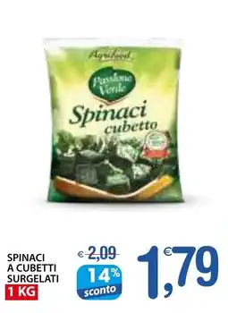 Qui Discount Spinaci a cubetti surgelati offerta