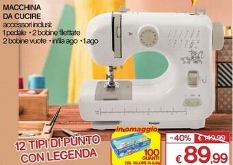 Macchina da cucire