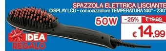 Spazzola elettrica lisciante