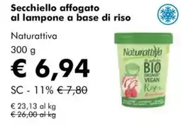 NaturaSì Secchiello affogato al lampone a base di riso naturattiva offerta
