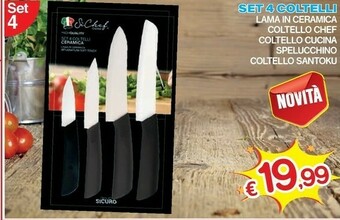 Satur Set 4 coltelli offerta