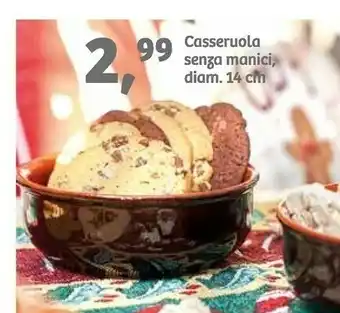 Casseruola senza manici, diametro 14 cm