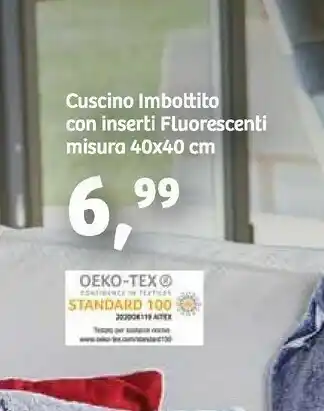 In'S Mercato Cuscino imbottito con inserti offerta