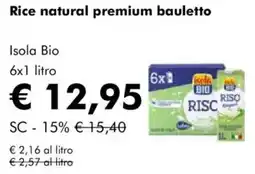 NaturaSì Rice natural premium bauletto isola bio offerta