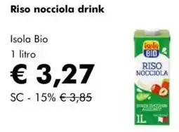 NaturaSì Riso nocciola drink isola bio offerta