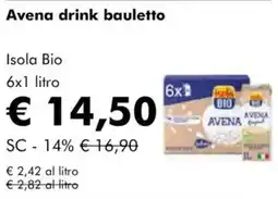 NaturaSì Avena drink bauletto Isola Bio offerta